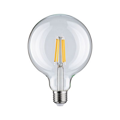Ampoule LED filament en verre transparent avec culot E27 et lumière blanc chaud pour éclairage économique