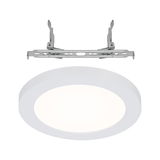 Panneau LED encastré rond blanc avec support métallique pour éclairage de plafond économique