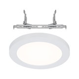 Rond wit LED-inbouwpaneel met metalen beugel voor energiezuinige plafondverlichting