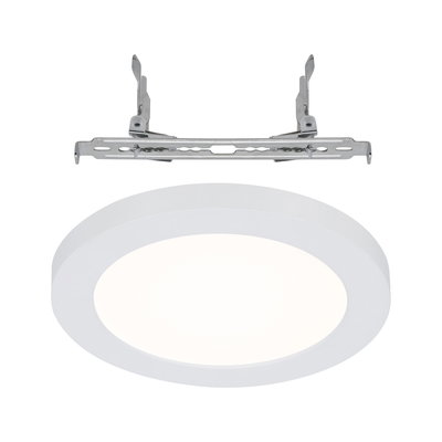 Panneau LED encastré rond blanc avec support métallique pour éclairage de plafond économique