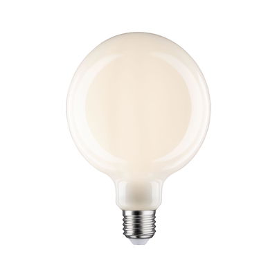 Round warm white LED bulb with E27 base for energy-efficient lighting solutions