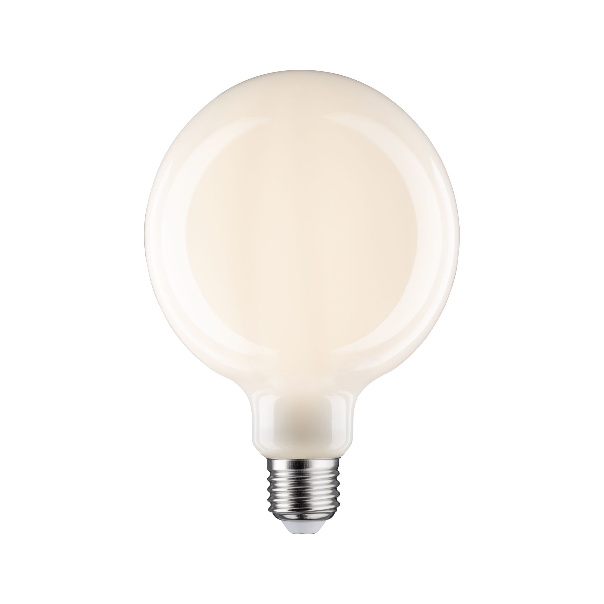 Filament 230V LED Globe G125 E27 806lm 7W 2700K dimmbar Opal Runde LED-Glühbirne mit milchigem Glas und E27-Fassung für energiesparende Beleuchtung