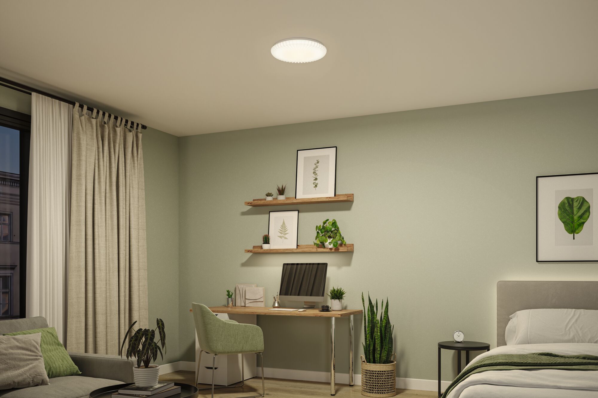 LED Deckenleuchte Verona White Select 375mm 230V 21,2W Weiß