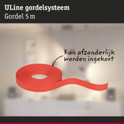 Rode ULine gordel van 5 meter lang, gemaakt van duurzaam materiaal voor veelzijdig gebruik