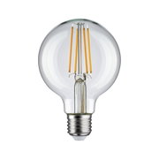 Klarer LED-Filament-Glühbirne mit E27-Fassung und warmweißem Licht für energiesparende Beleuchtung