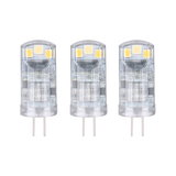 Sæt med tre gennemsigtige G4 LED-pærer til energieffektiv belysning