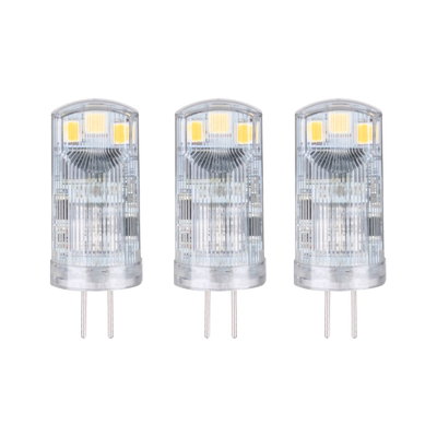 Set van drie transparante G4 LED-lampen voor energiezuinige verlichting