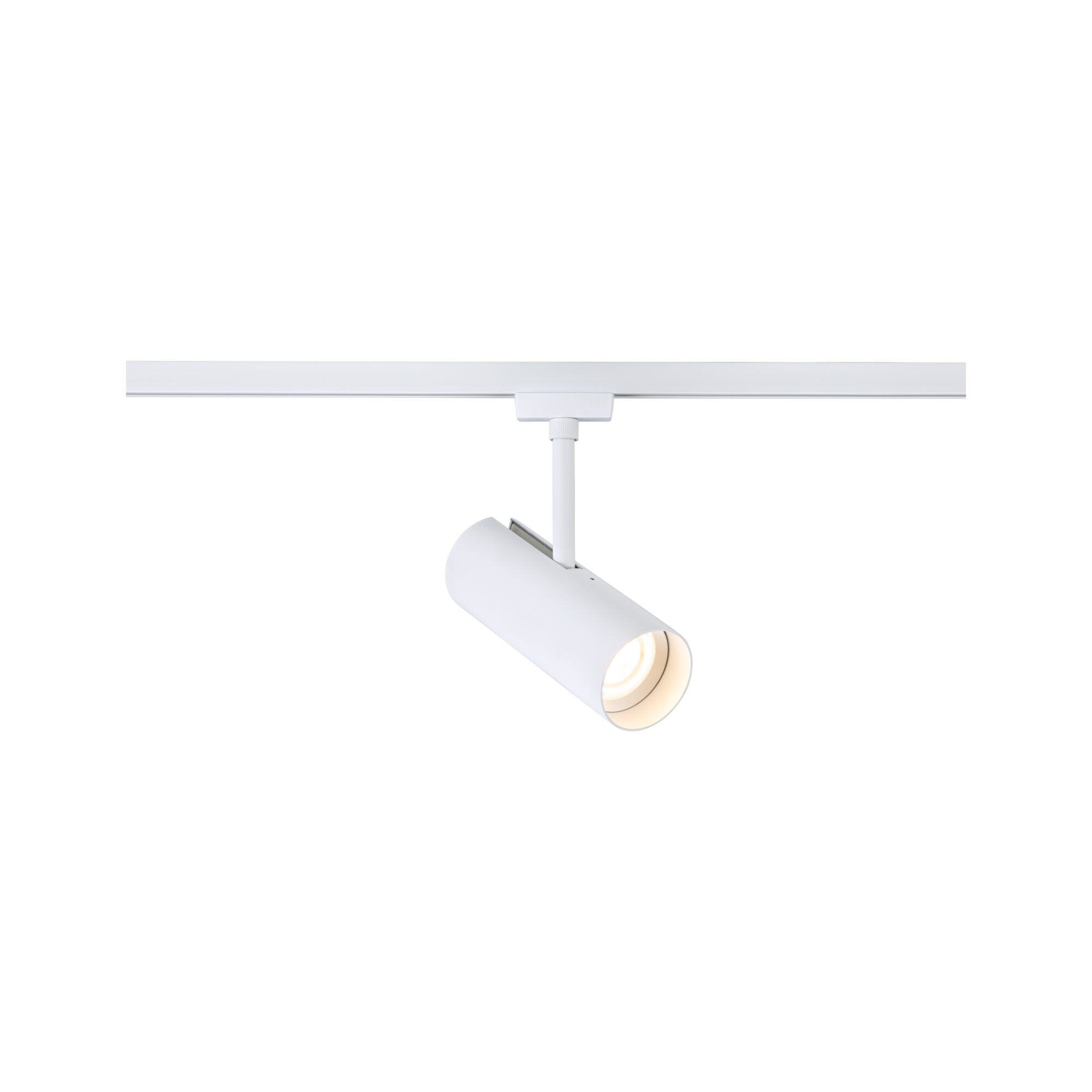 Moderner weißer LED-Strahler aus Metall für Schienensysteme, energiesparende Innenbeleuchtung