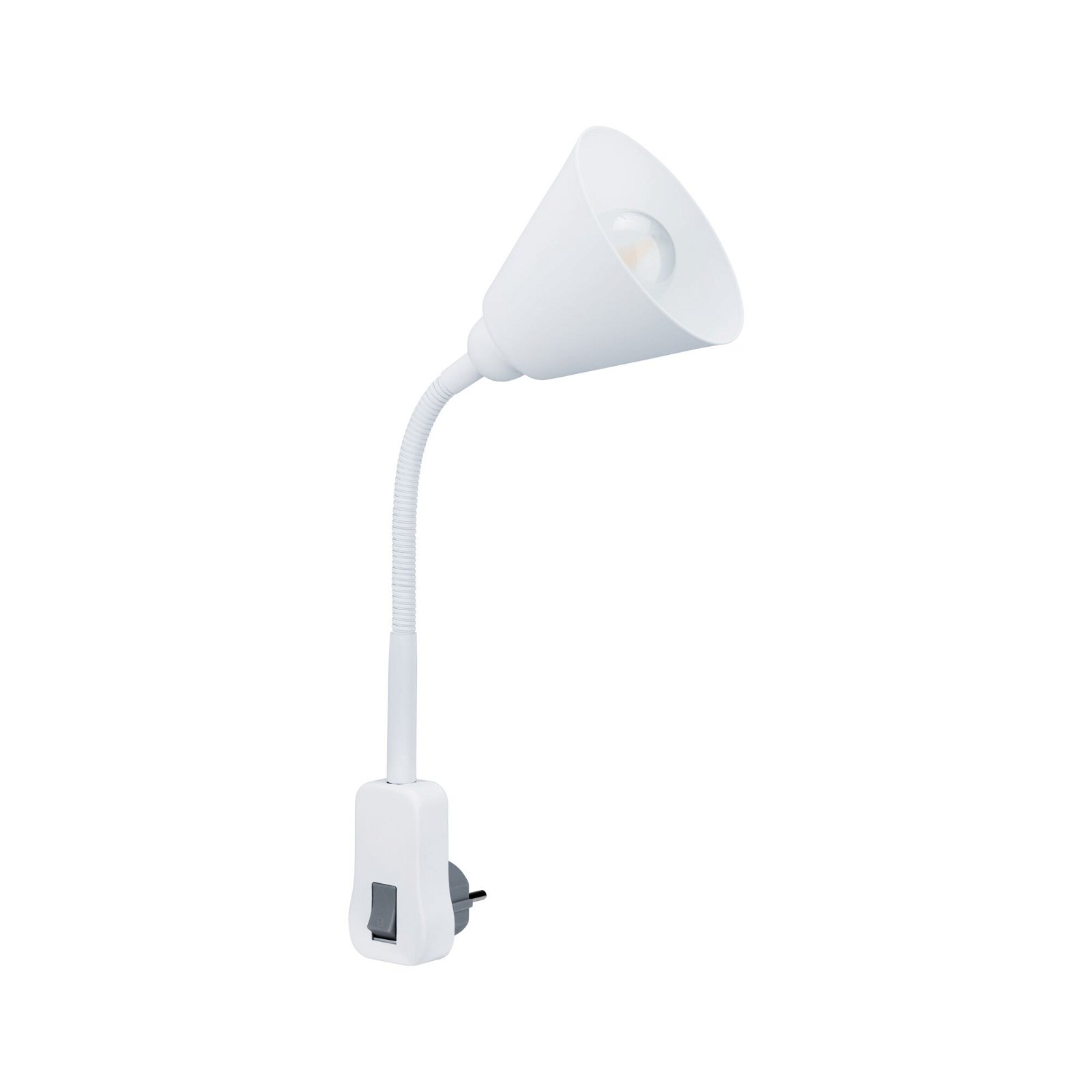 Plug-in luminaire Junus Bras flexible White 230V E14