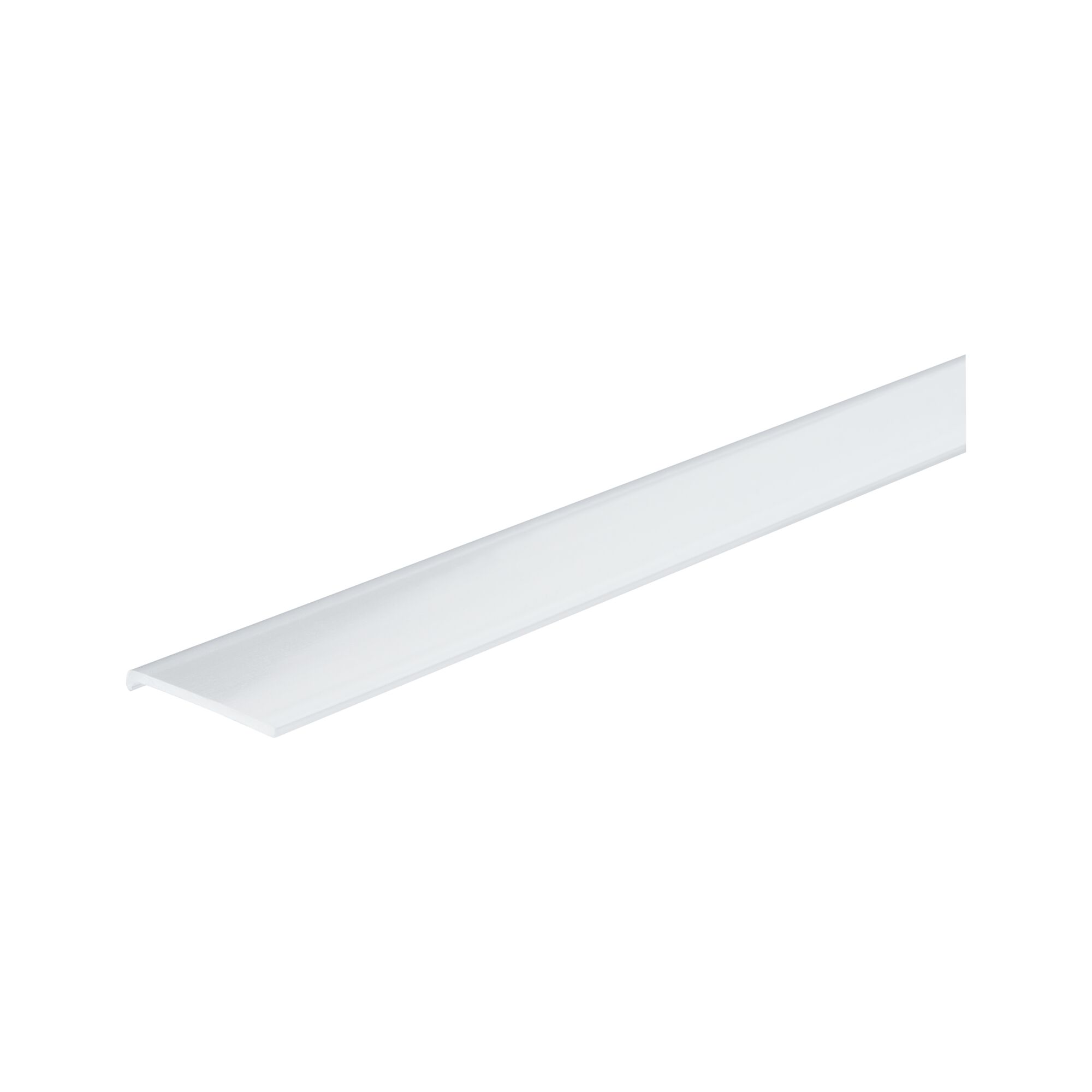 Profile LED Profil_Duo Diffusor Satynowy White plastic angle profile for LED strips, used for mounting and light guidance indoors