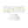Profilé de strip LED Delta Connecteur Outside Corner – Pack de 2 Satiné Connecteur d'angle en plastique blanc pour bandes LED pour installation d'éclairage en angle