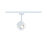 Moderner weißer LED-Spot aus Metall für Schienensysteme, energiesparende Innenbeleuchtung