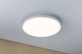 Ronde witte LED-plafondlamp met matte rand voor moderne woonverlichting