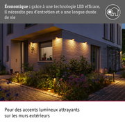 Applique d'extérieur LED Capea favorable aux insectes IP44 96x128mm 2200K 6W 550lm 230V 98° Anthracite Aluminium