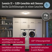 Leonis II LED-Deckenleuchte mit Sensor in Weiß, 120° Erfassungswinkel, einstellbare Sensibilität und Leuchtdauer
