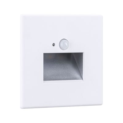 Applique murale LED blanche encastrée avec détecteur de mouvement et réflecteur en aluminium pour éclairage économique
