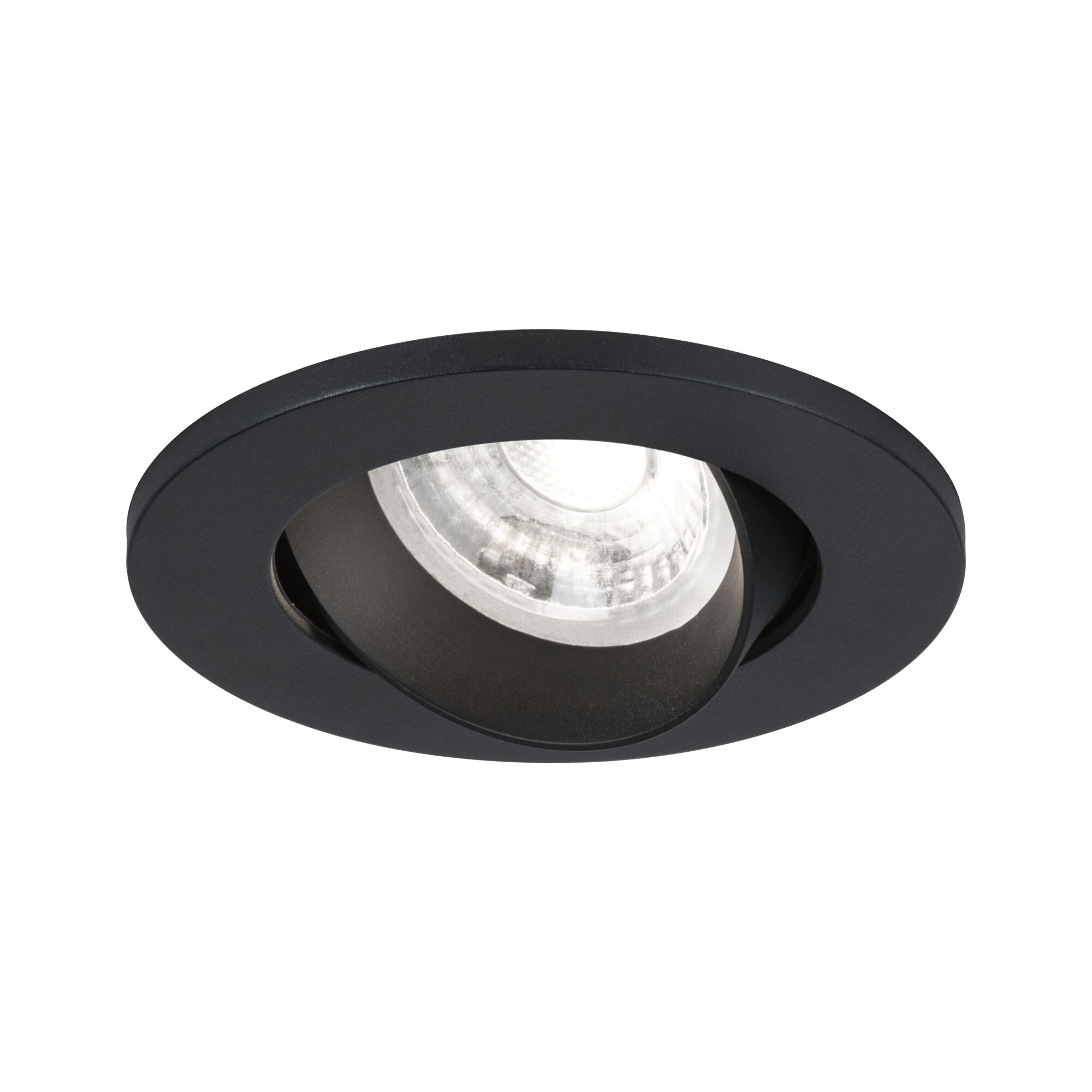 LED Einbauleuchte Salerno 4000K 67mm 3x204lm 3x2,9W Schwarz matt
