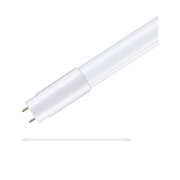 White LED tube light with two metal pins, energy-saving fluorescent lamp for indoor lighting