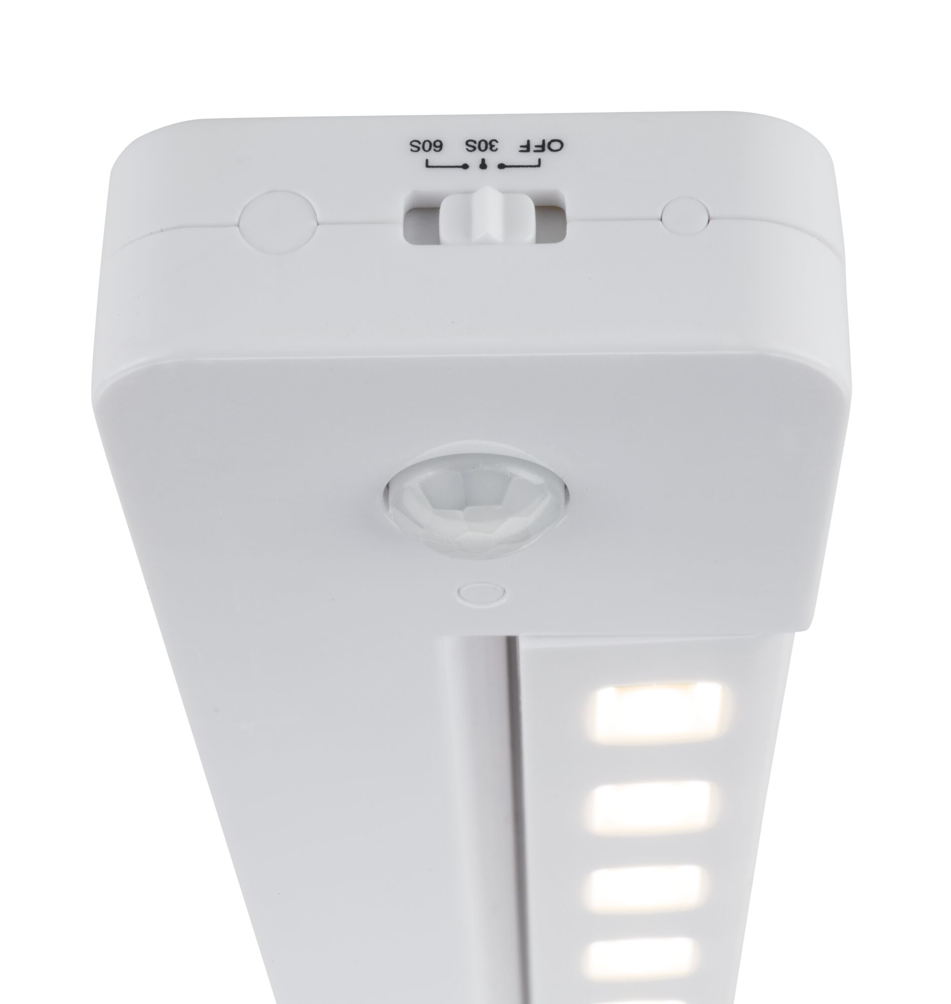 Lumière LED blanche sous meuble avec détecteur de mouvement et minuterie pour éclairage économique