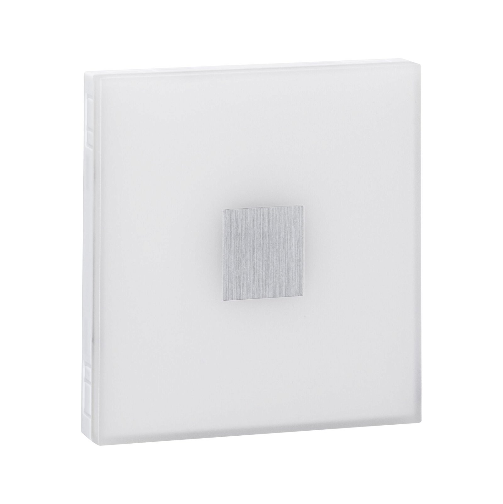 LumiTiles LED Tiles Square 2-piece set IP44 100x10mm 2x20lm 230/12V 2x0,8W 2700K White Plastic/Aluminium