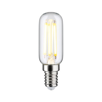 Clear LED bulb with silver base and warm white light for energy-efficient lighting solutions