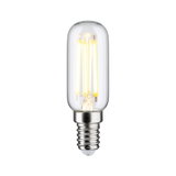 Clear LED bulb with silver base and warm white light for energy-efficient lighting solutions