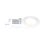 Flexibele witte LED-strip met afstandsbediening, clips en adapter voor sfeerverlichting thuis