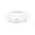 Plafonnier LED Volea IP44 3000K 500lm / 2400lm 230V 4W / 18,5W gradable Blanc/Argent Plafonnier LED rond blanc avec diffuseur texturé et centre en aluminium pour éclairage moderne
