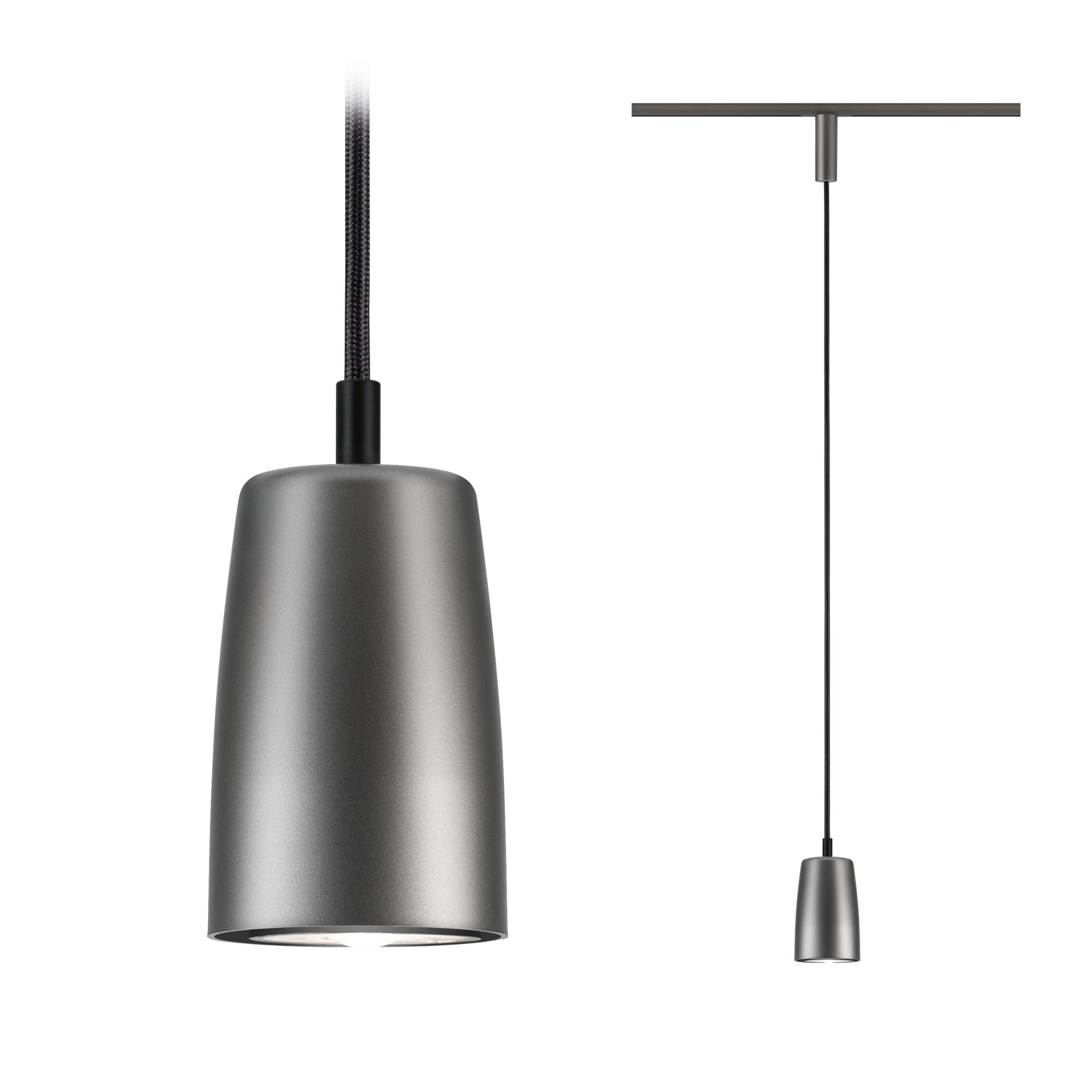 URail Pendants Cover GU10 max. 10W dimmable 230V Titanium