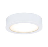 Plafonnier LED rond blanc avec lumière blanc chaud pour éclairage intérieur moderne
