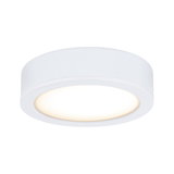 Plafonnier LED rond blanc avec lumière blanc chaud pour éclairage intérieur moderne