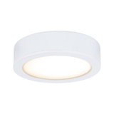 Round white LED ceiling light with warm white illumination for modern home lighting