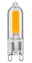 Standard 230V LED Stiftsockel G9 1er-Set 200lm 2W 2700K Klar LED-Leuchtmittel mit G9-Fassung, transparentes Glas und warmweiße Filamente für energiesparende Beleuchtung