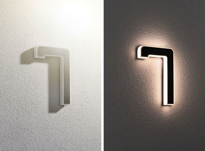 Moderne zwart-witte LED-wandlamp met indirect licht voor stijlvolle kamerverlichting