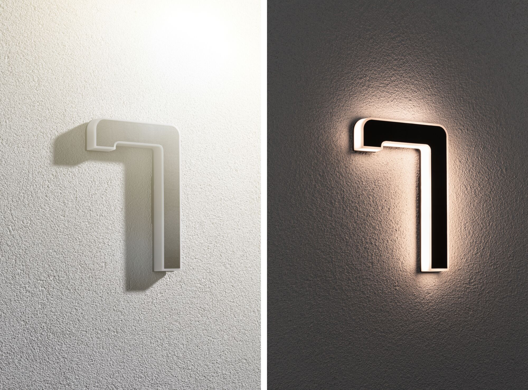 Nowoczesna lampa ścienna LED w białym i czarnym kolorze z pośrednim światłem do eleganckiego oświetlenia