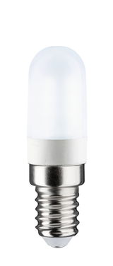 Petite ampoule LED en plastique blanc mat avec culot métallique pour éclairage économique