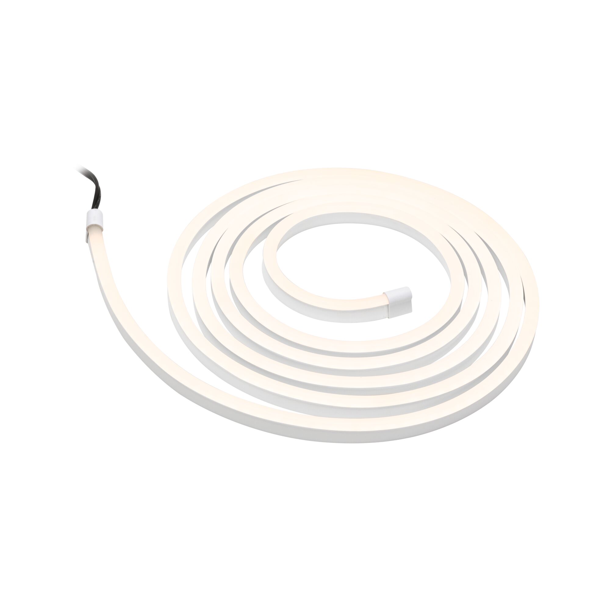 Bande LED flexible blanc chaud avec gaine en silicone blanche pour éclairage décoratif