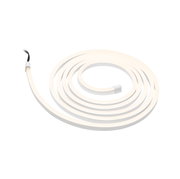 Bande LED flexible blanc chaud avec gaine en silicone blanche pour éclairage décoratif