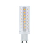 Petite ampoule LED avec culot G9 et boîtier plastique transparent pour éclairage économique
