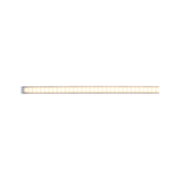 Lange LED-Lichtleiste mit warmweißem Licht und Aluminiumgehäuse für moderne Innenbeleuchtung