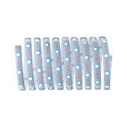 Flexibler LED-Lichtstreifen mit blauen Leuchtdioden und selbstklebender Rückseite für vielseitige Beleuchtung.