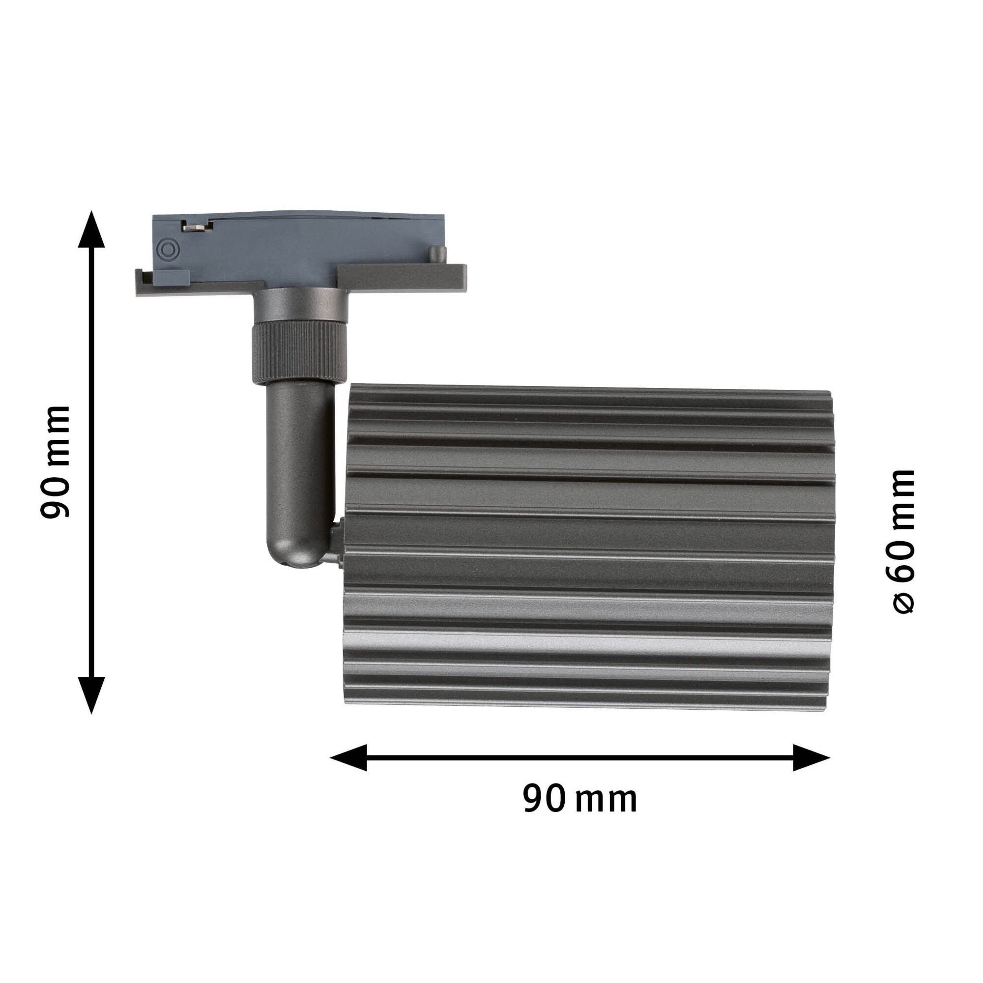 URail Rail spot Lirena GU10 max. 10W 230V Titanium