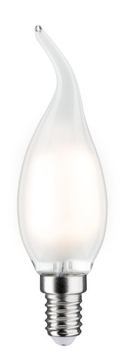 Ampoule en verre clair en forme de flamme avec culot E14 pour éclairage LED décoratif
