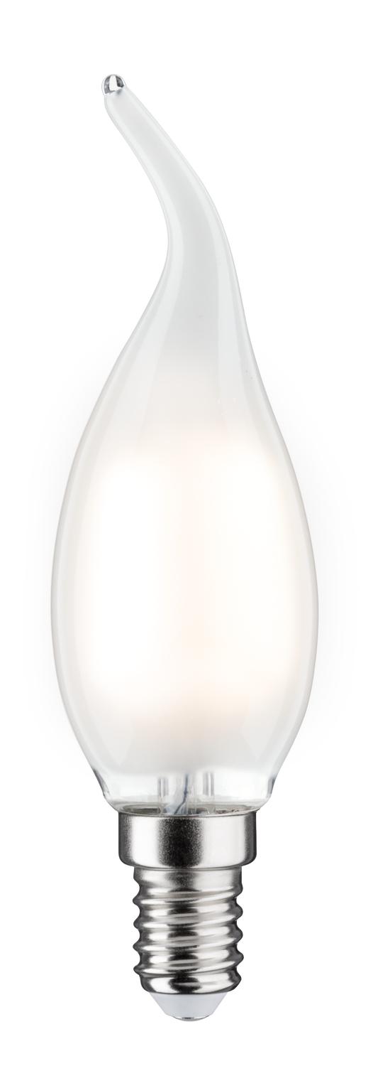 Ampoule en verre clair en forme de flamme avec culot E14 pour éclairage LED décoratif