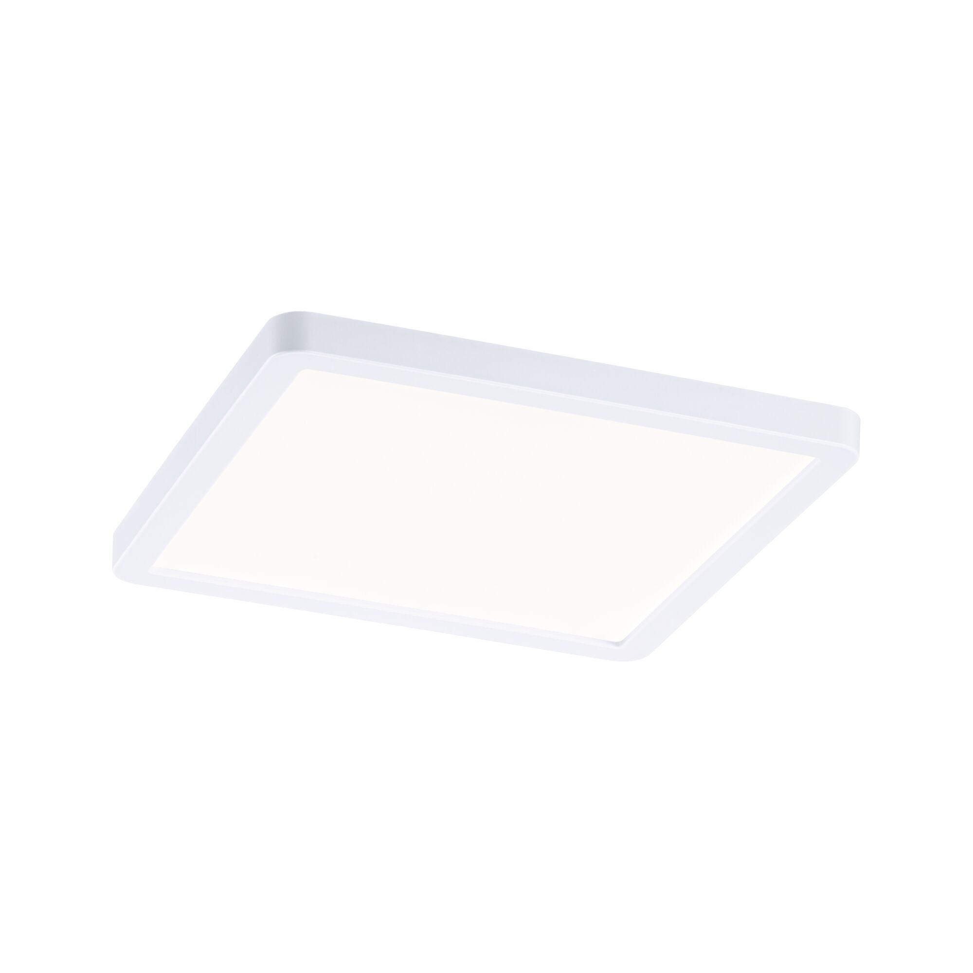 Quadratische weiße LED-Deckenleuchte mit flachem Design für moderne Wohnräume und energiesparende Beleuchtung