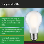 LED lamp with longer service life, 3.5 times longer than conventional lamps, energy-saving lighting