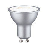 Sølv LED-reflektorlampe med GU10-fatning i aluminium til energieeffektiv belysning