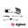 Plug & Shine Set Smart Home Zigbee 3.0 LED-tuinspots Sting IP67 3000K 3x6W 75VA Antraciet Zwart LED-tuiverlichtset met drie spots, kabels en stekkers voor Zigbee smart home bediening