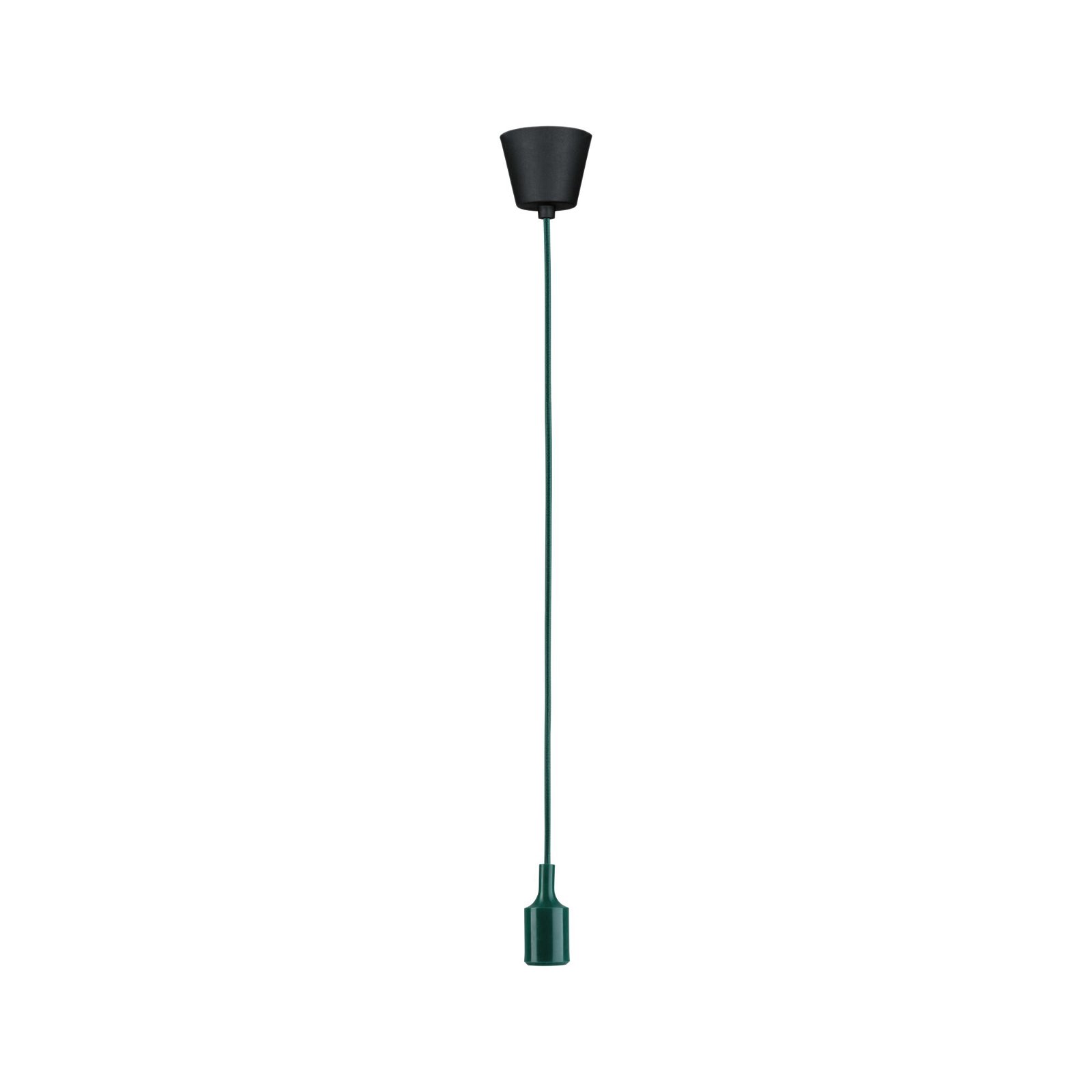 Neordic Luminaire en suspension Ketil E27 max. 60W Vert/Noir gradable Silicone/Matière plastique