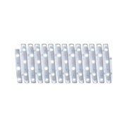 Flexibler LED-Lichtstreifen mit weißen LEDs und selbstklebender Rückseite für vielseitige Beleuchtung.